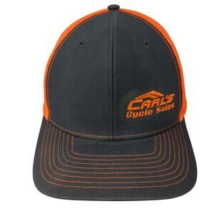 Carl's Cycle Sales Trucker Cap Multicolor OS Adjustable Mesh Back Richardson